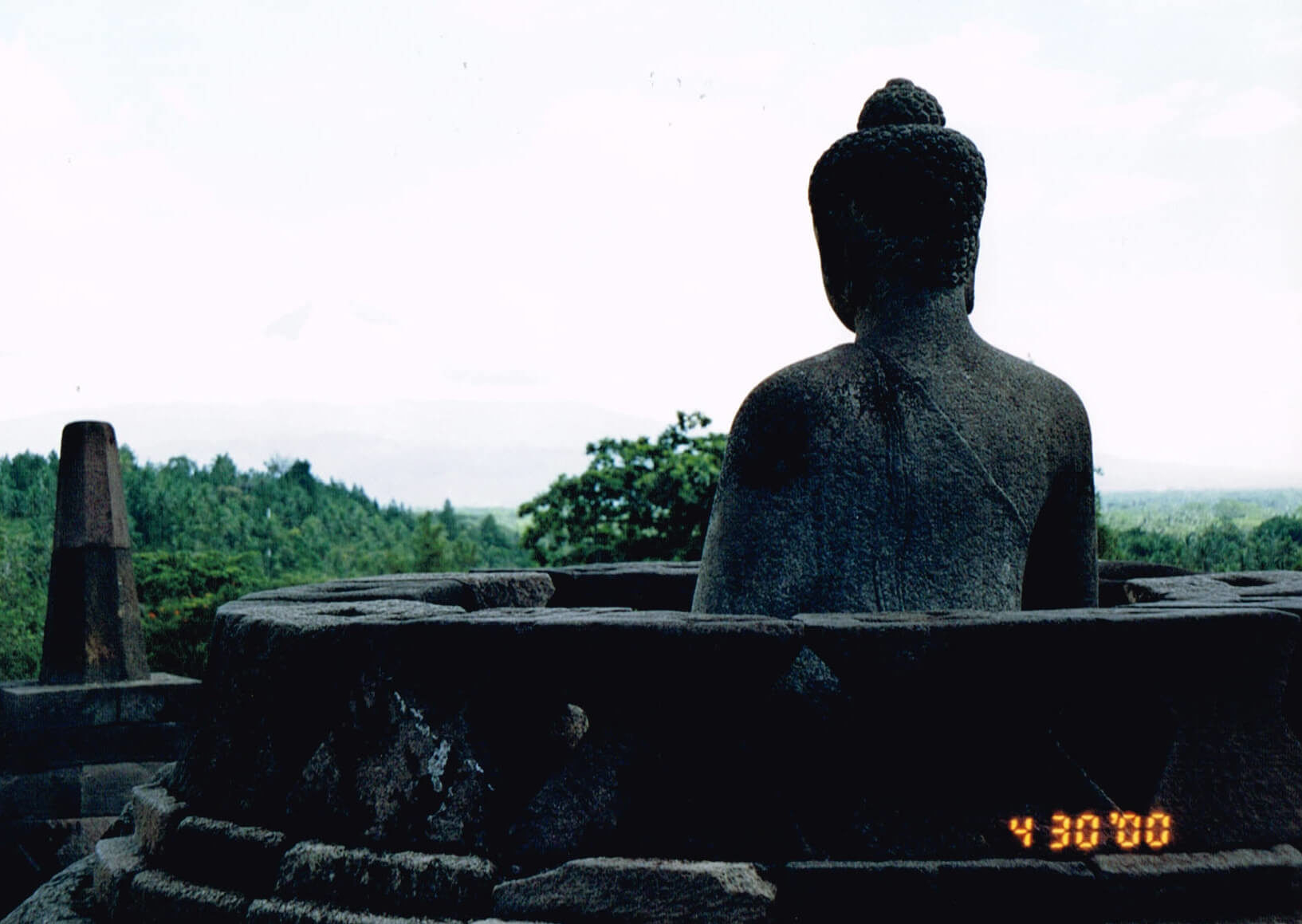 ボロブドゥール遺跡の仏像
