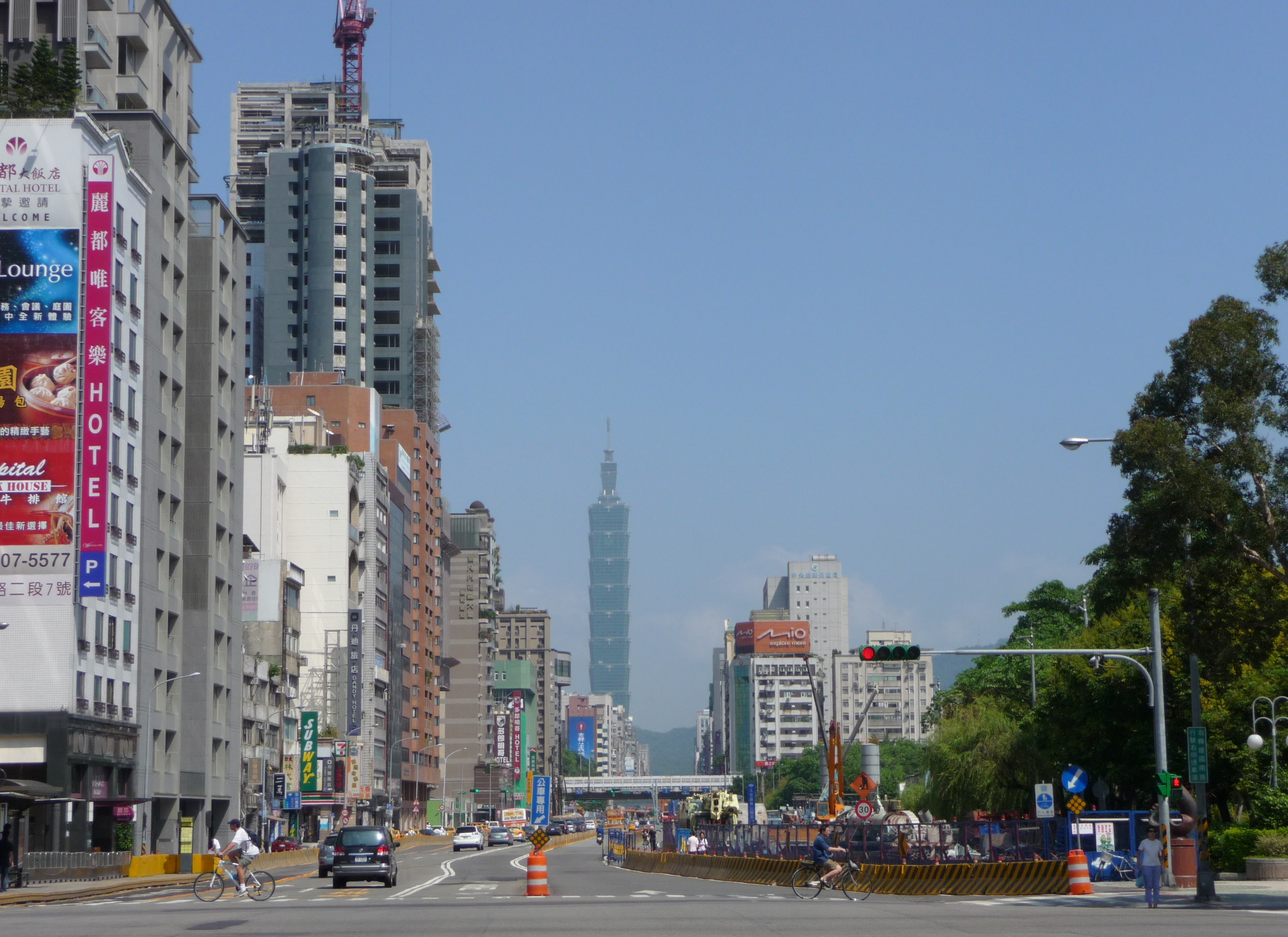 台湾の街の風景