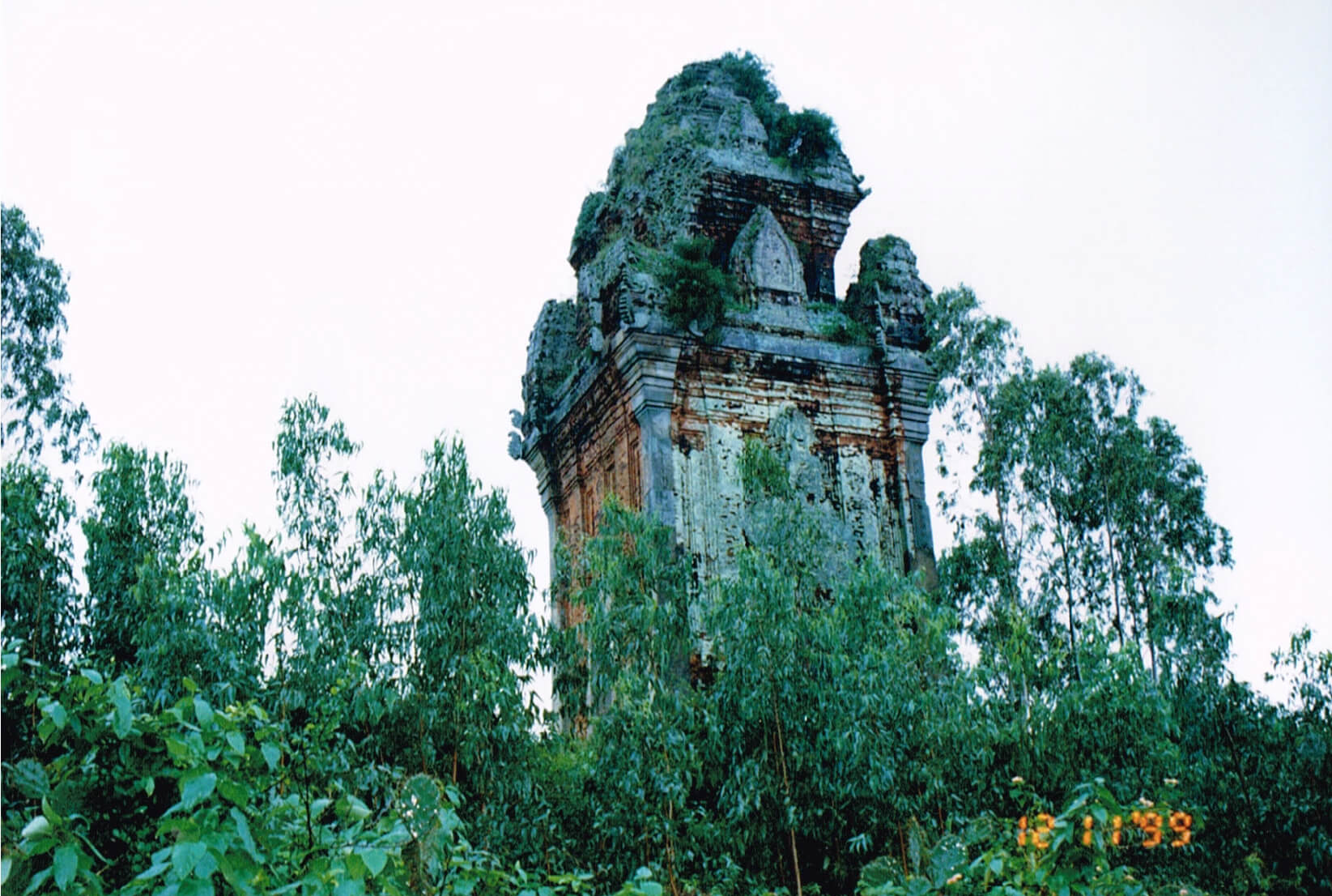 ベトナムのビンディン遺跡群（金塔）